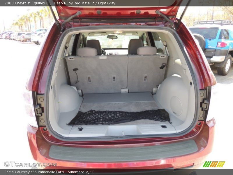 Deep Ruby Red Metallic / Light Gray 2008 Chevrolet Equinox LT