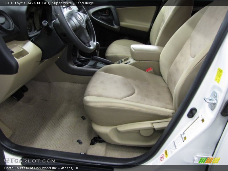 Super White / Sand Beige 2010 Toyota RAV4 I4 4WD