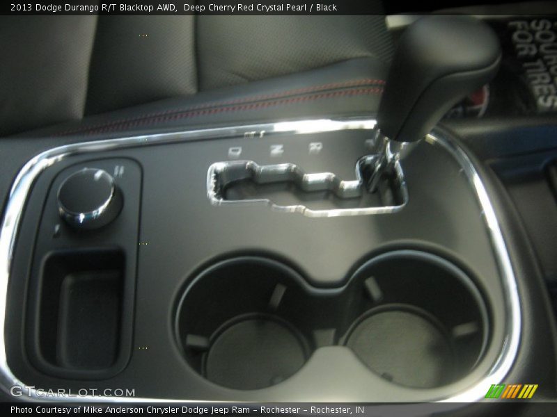 Deep Cherry Red Crystal Pearl / Black 2013 Dodge Durango R/T Blacktop AWD