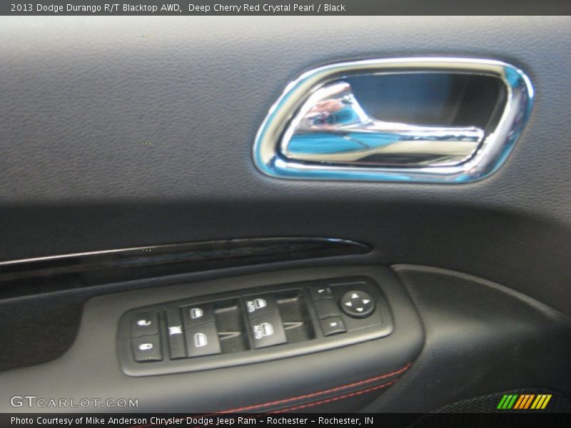 Deep Cherry Red Crystal Pearl / Black 2013 Dodge Durango R/T Blacktop AWD