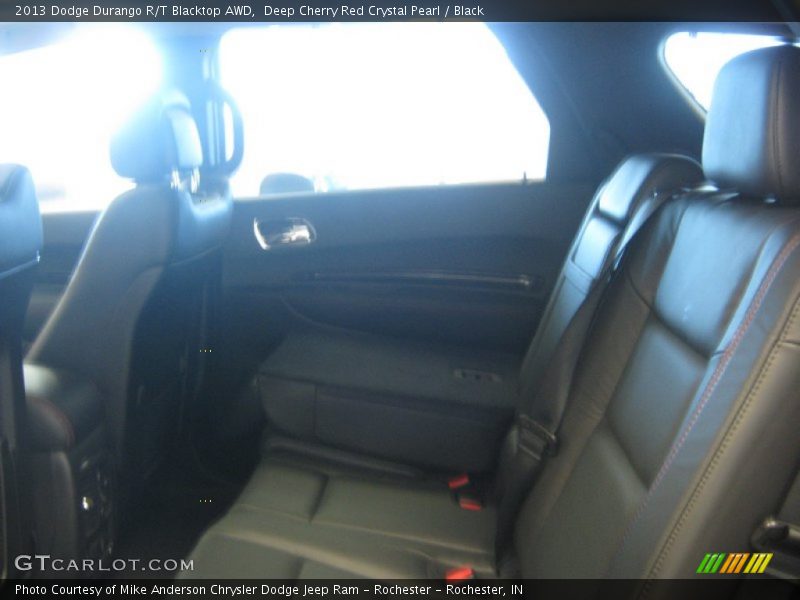 Deep Cherry Red Crystal Pearl / Black 2013 Dodge Durango R/T Blacktop AWD