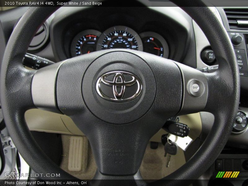 Super White / Sand Beige 2010 Toyota RAV4 I4 4WD