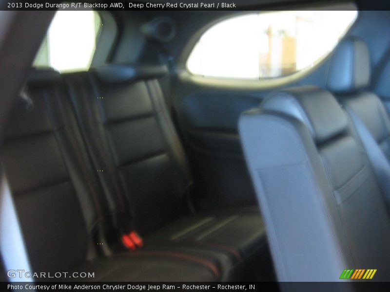Deep Cherry Red Crystal Pearl / Black 2013 Dodge Durango R/T Blacktop AWD