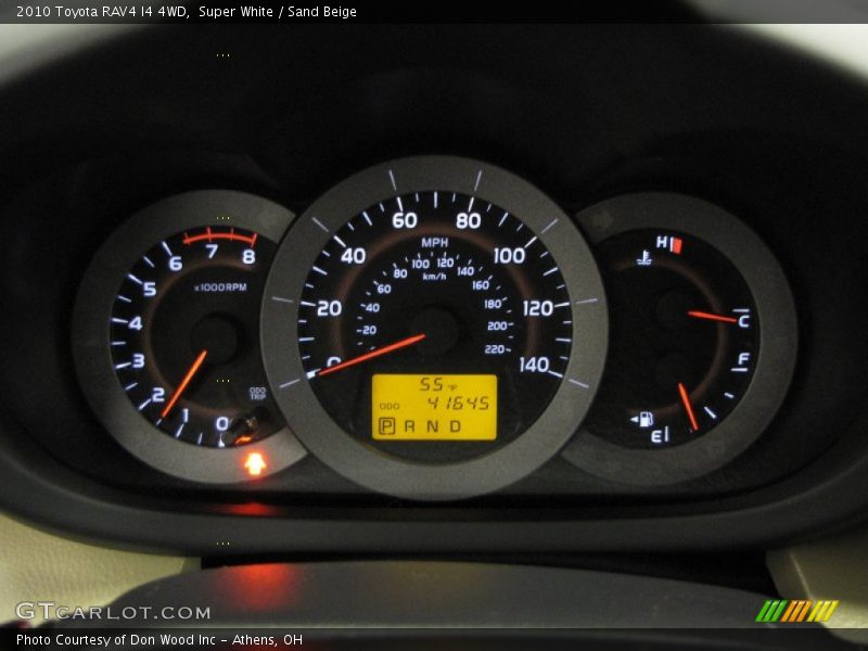 Super White / Sand Beige 2010 Toyota RAV4 I4 4WD