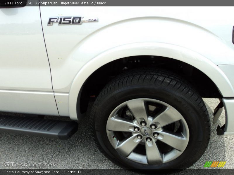 Ingot Silver Metallic / Black 2011 Ford F150 FX2 SuperCab
