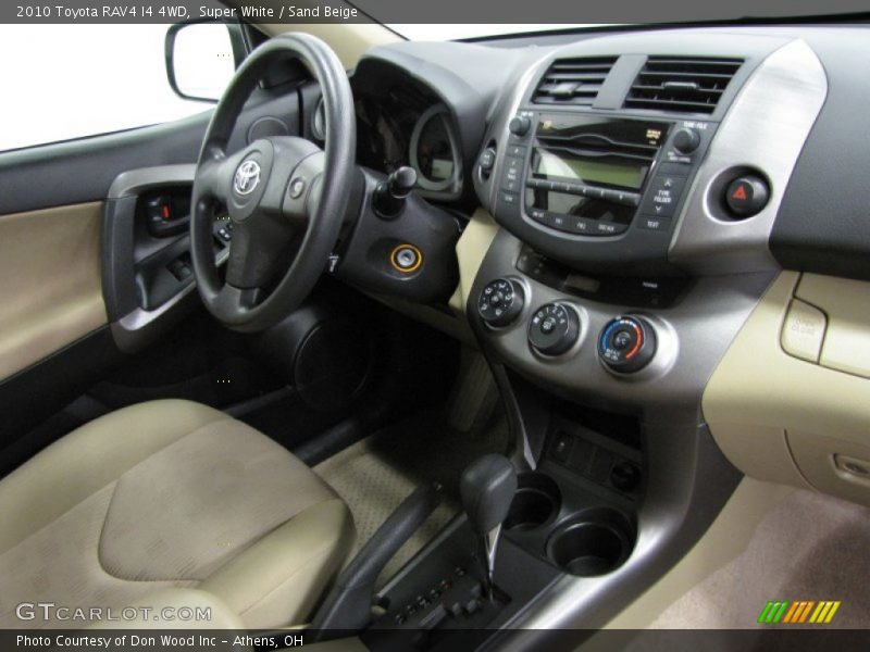 Super White / Sand Beige 2010 Toyota RAV4 I4 4WD