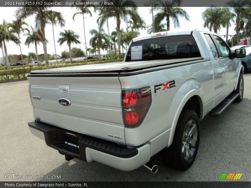 Ingot Silver Metallic / Black 2011 Ford F150 FX2 SuperCab
