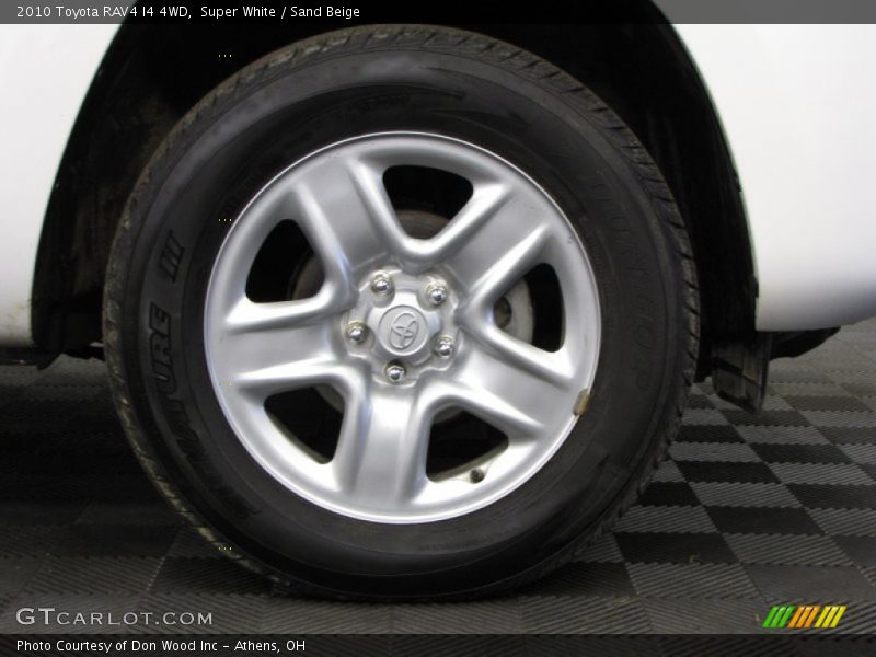 Super White / Sand Beige 2010 Toyota RAV4 I4 4WD