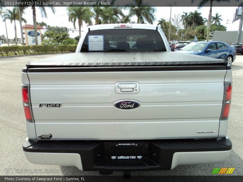 Ingot Silver Metallic / Black 2011 Ford F150 FX2 SuperCab