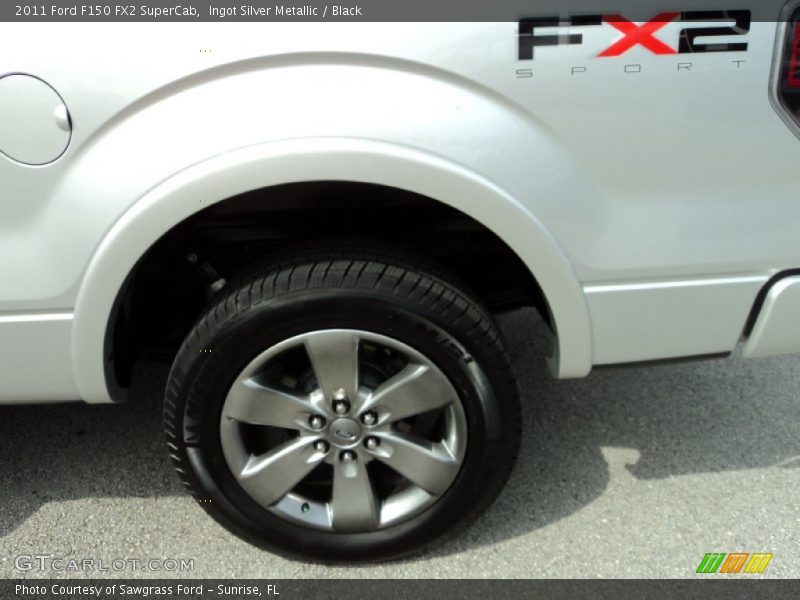 Ingot Silver Metallic / Black 2011 Ford F150 FX2 SuperCab