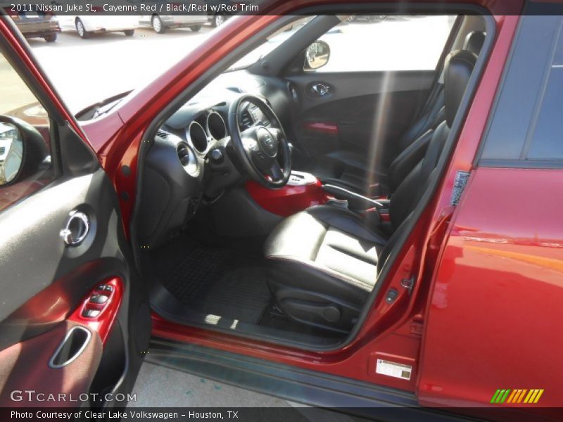 Cayenne Red / Black/Red w/Red Trim 2011 Nissan Juke SL