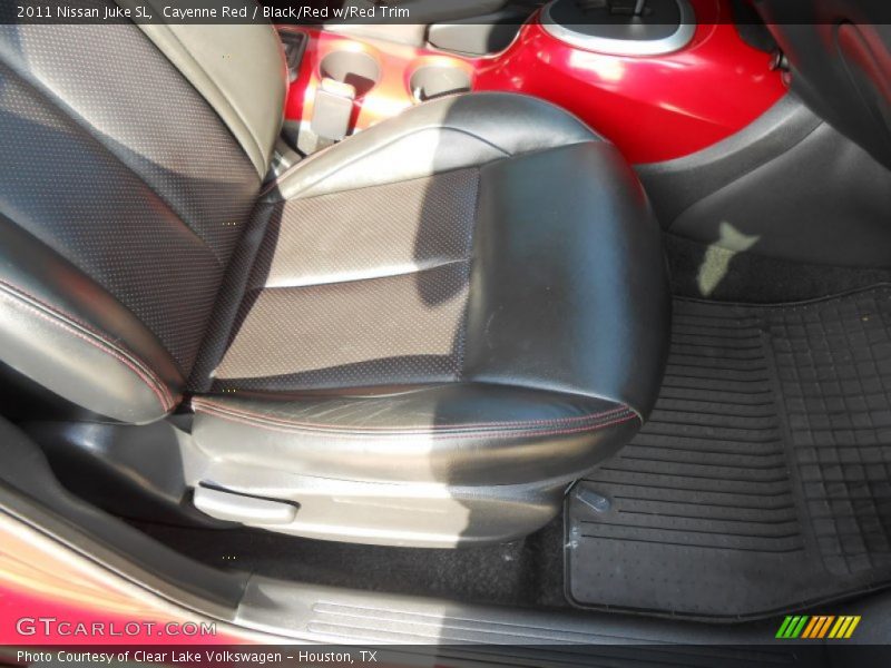 Cayenne Red / Black/Red w/Red Trim 2011 Nissan Juke SL