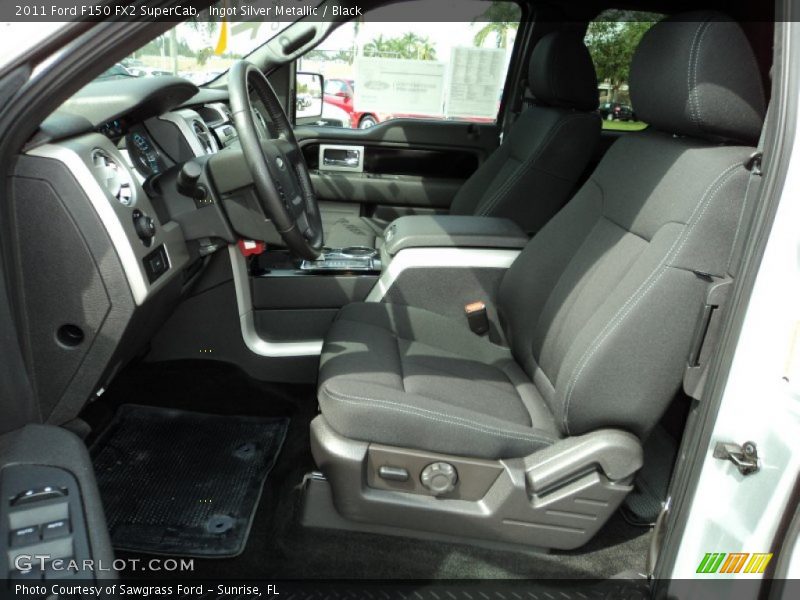 Ingot Silver Metallic / Black 2011 Ford F150 FX2 SuperCab