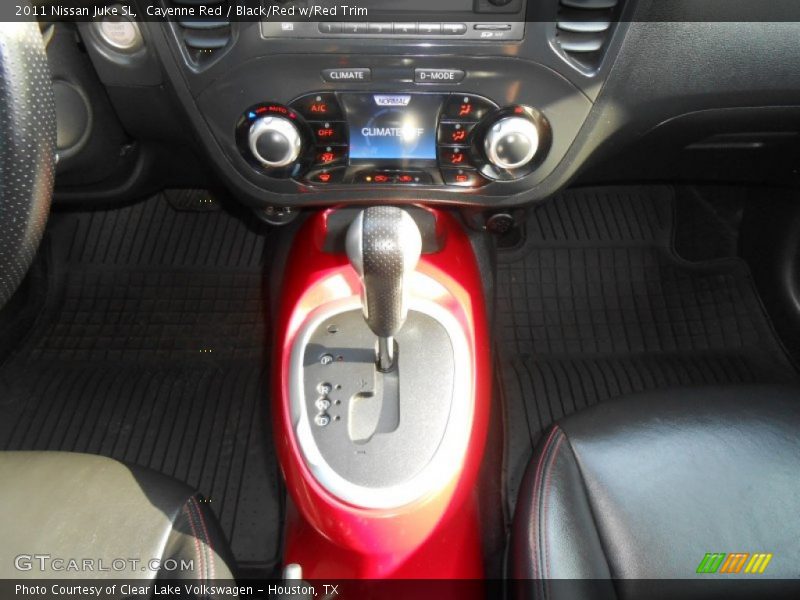 Cayenne Red / Black/Red w/Red Trim 2011 Nissan Juke SL