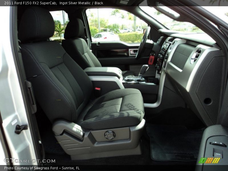 Ingot Silver Metallic / Black 2011 Ford F150 FX2 SuperCab