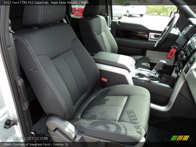 Ingot Silver Metallic / Black 2011 Ford F150 FX2 SuperCab
