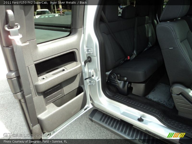 Ingot Silver Metallic / Black 2011 Ford F150 FX2 SuperCab