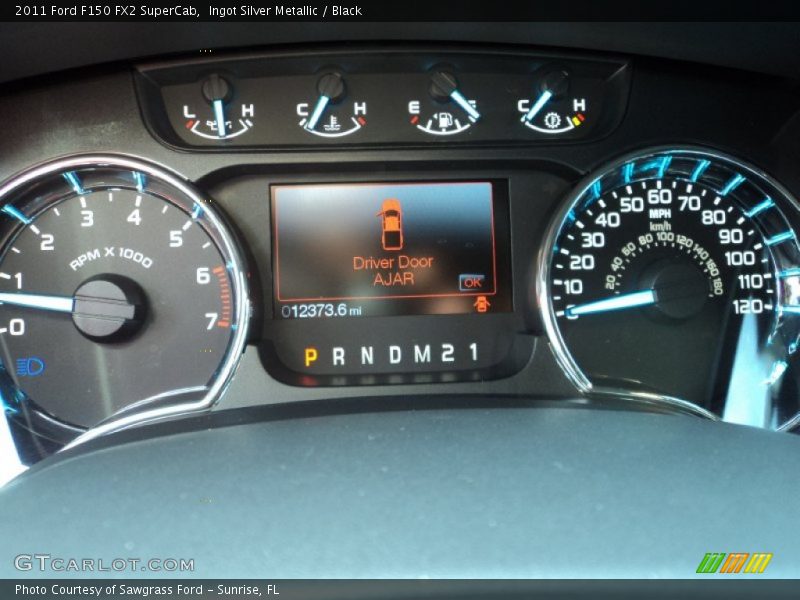 Ingot Silver Metallic / Black 2011 Ford F150 FX2 SuperCab