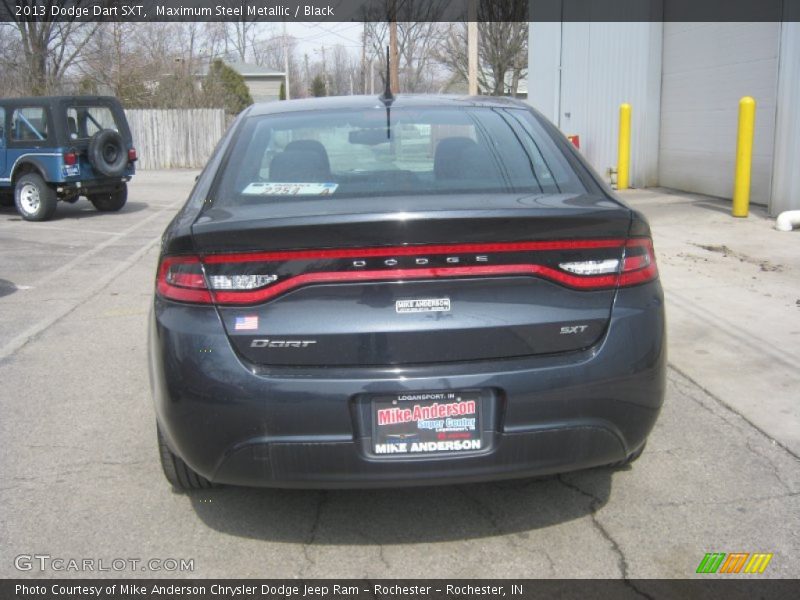 Maximum Steel Metallic / Black 2013 Dodge Dart SXT