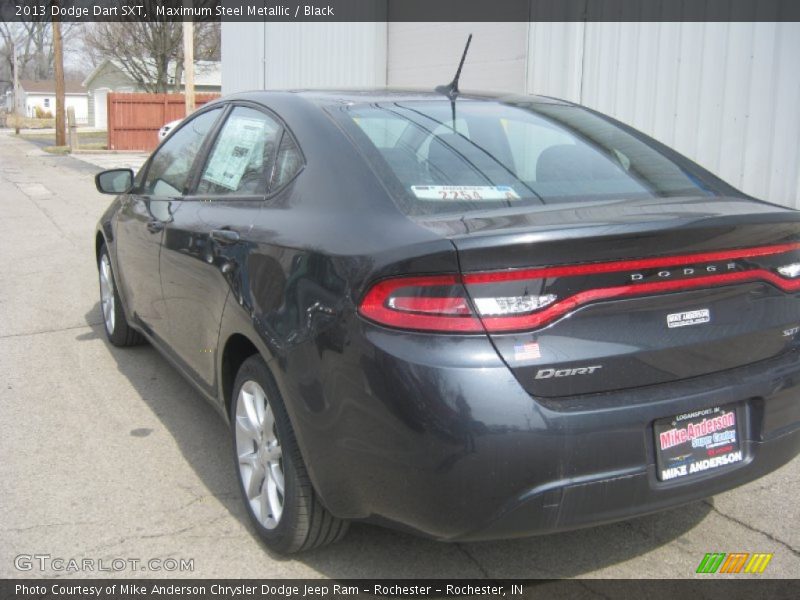Maximum Steel Metallic / Black 2013 Dodge Dart SXT