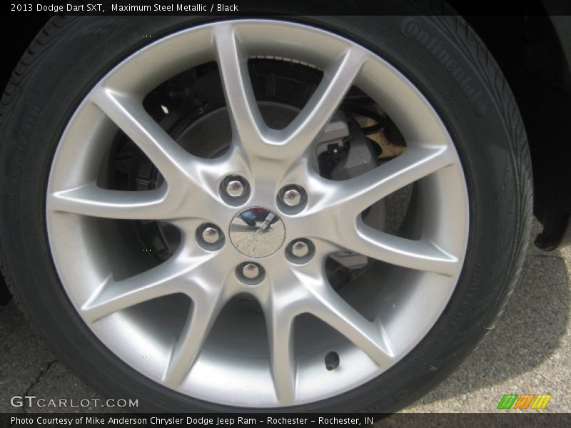 Maximum Steel Metallic / Black 2013 Dodge Dart SXT