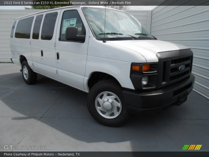 Front 3/4 View of 2013 E Series Van E350 XL Extended Passenger