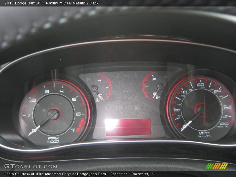 Maximum Steel Metallic / Black 2013 Dodge Dart SXT