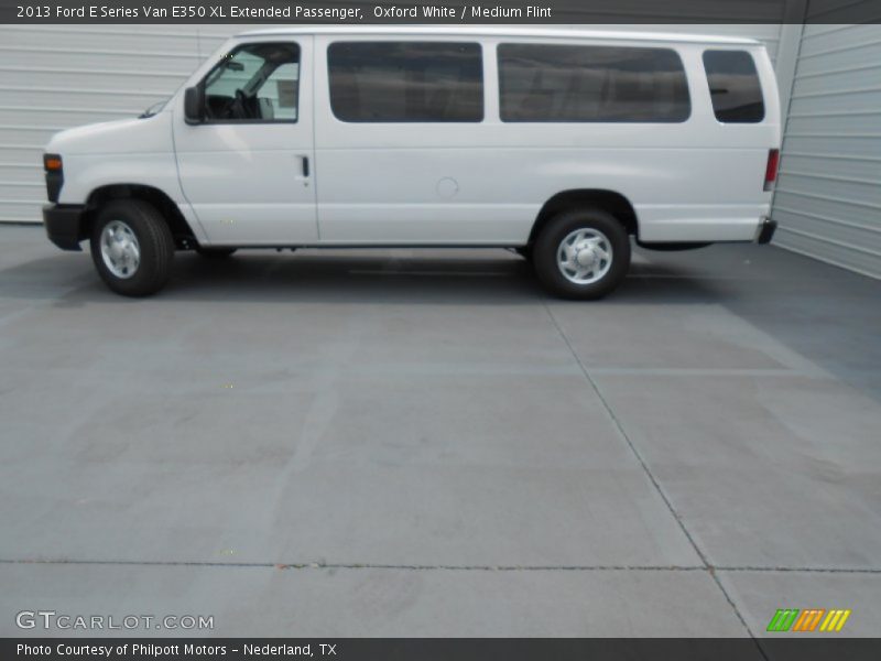  2013 E Series Van E350 XL Extended Passenger Oxford White
