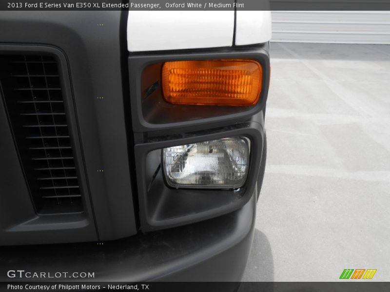 Oxford White / Medium Flint 2013 Ford E Series Van E350 XL Extended Passenger