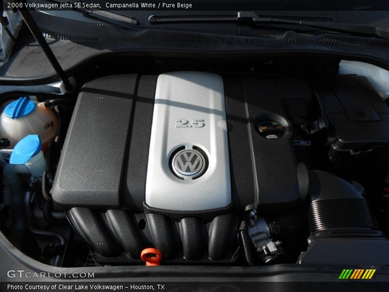 Campanella White / Pure Beige 2008 Volkswagen Jetta SE Sedan