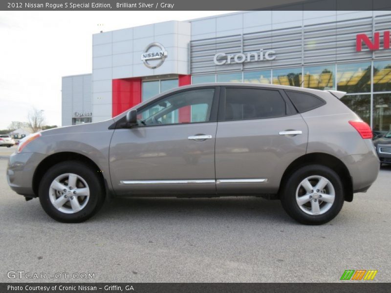 Brilliant Silver / Gray 2012 Nissan Rogue S Special Edition