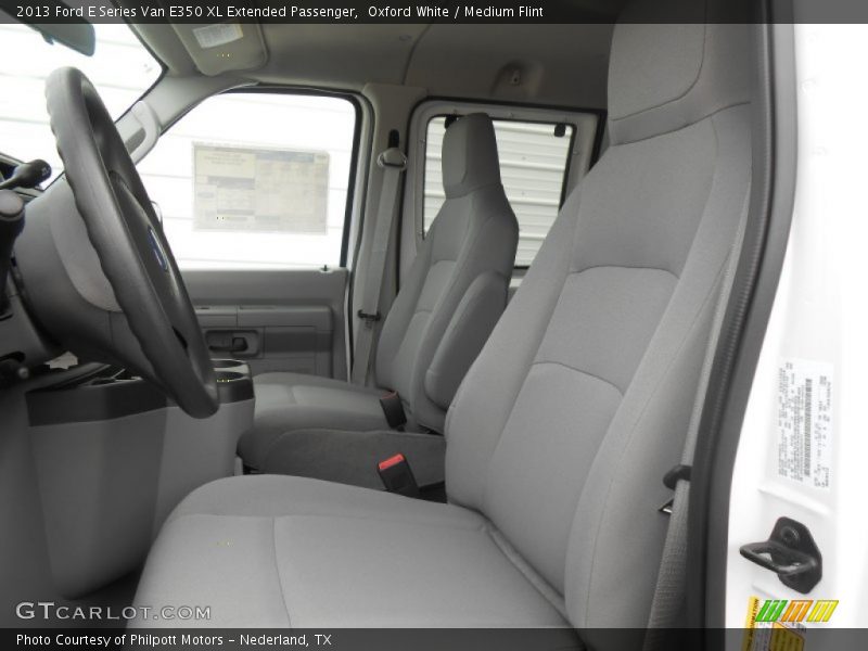  2013 E Series Van E350 XL Extended Passenger Medium Flint Interior
