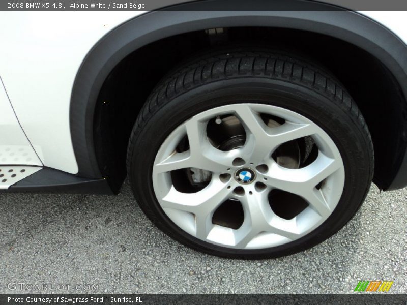 Alpine White / Sand Beige 2008 BMW X5 4.8i