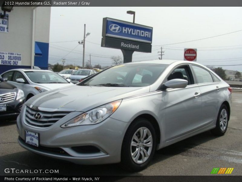 Radiant Silver / Gray 2012 Hyundai Sonata GLS