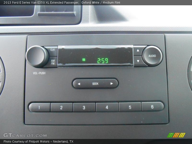 Audio System of 2013 E Series Van E350 XL Extended Passenger