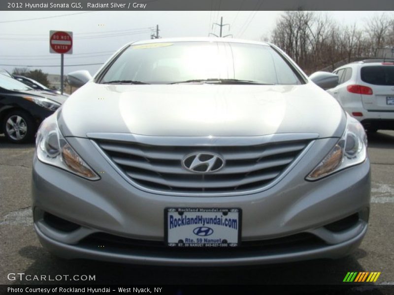 Radiant Silver / Gray 2012 Hyundai Sonata GLS