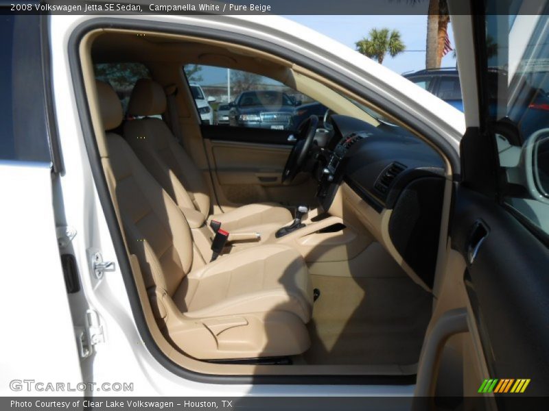 Campanella White / Pure Beige 2008 Volkswagen Jetta SE Sedan
