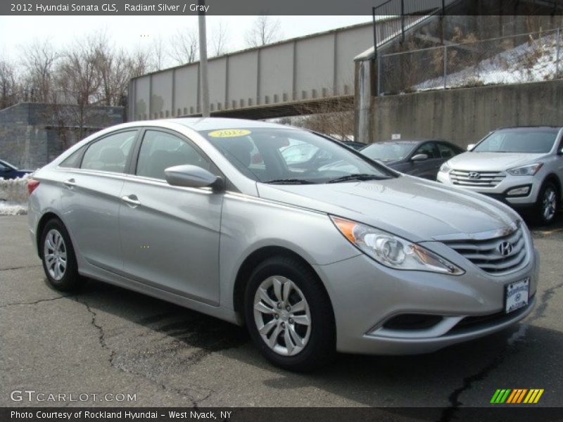 Radiant Silver / Gray 2012 Hyundai Sonata GLS