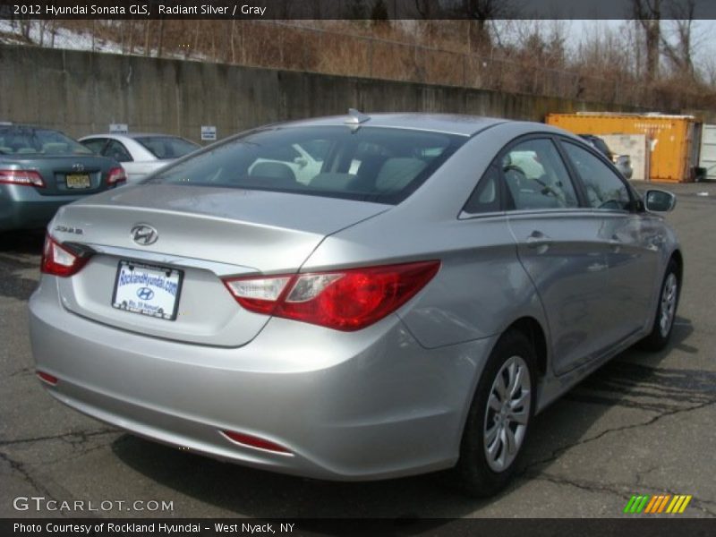 Radiant Silver / Gray 2012 Hyundai Sonata GLS