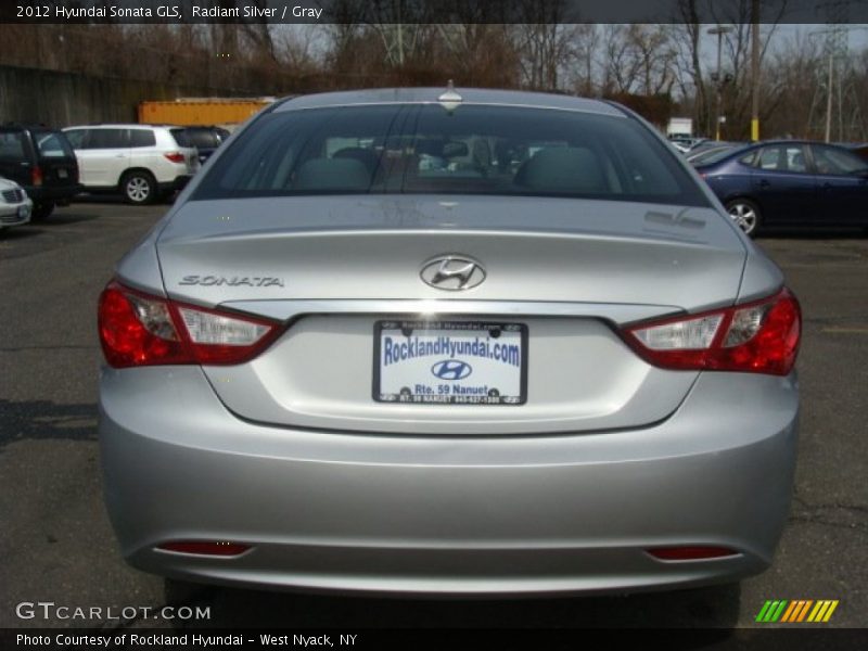 Radiant Silver / Gray 2012 Hyundai Sonata GLS