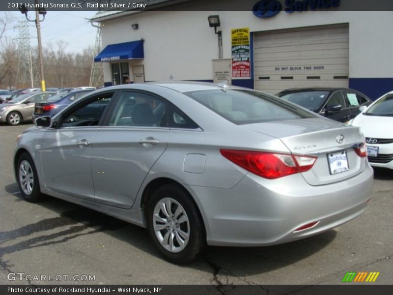 Radiant Silver / Gray 2012 Hyundai Sonata GLS