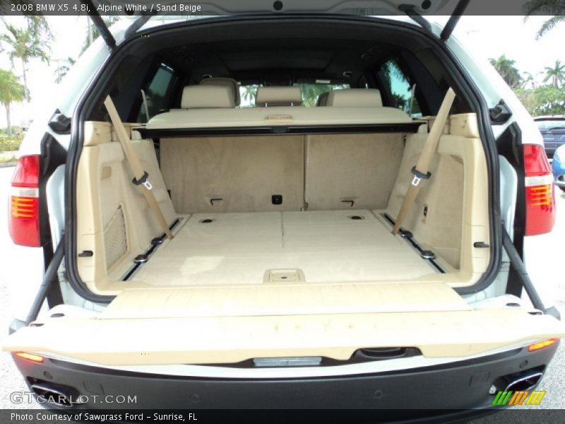 Alpine White / Sand Beige 2008 BMW X5 4.8i