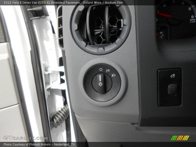 Controls of 2013 E Series Van E350 XL Extended Passenger