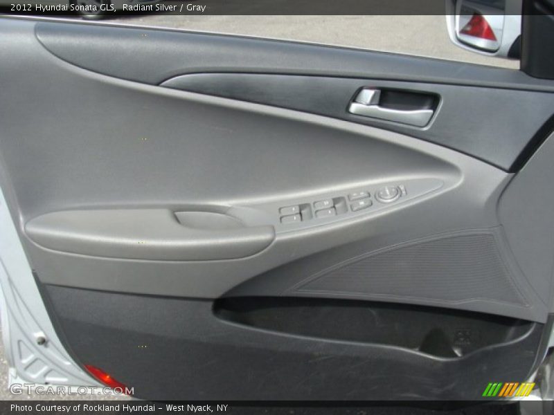 Radiant Silver / Gray 2012 Hyundai Sonata GLS
