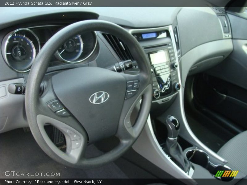 Radiant Silver / Gray 2012 Hyundai Sonata GLS