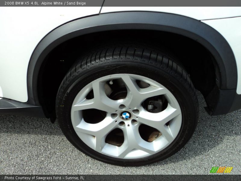 Alpine White / Sand Beige 2008 BMW X5 4.8i