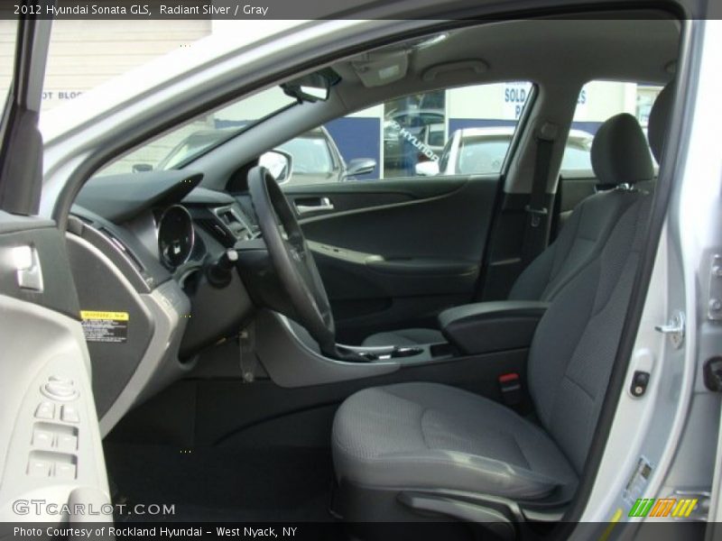 Radiant Silver / Gray 2012 Hyundai Sonata GLS