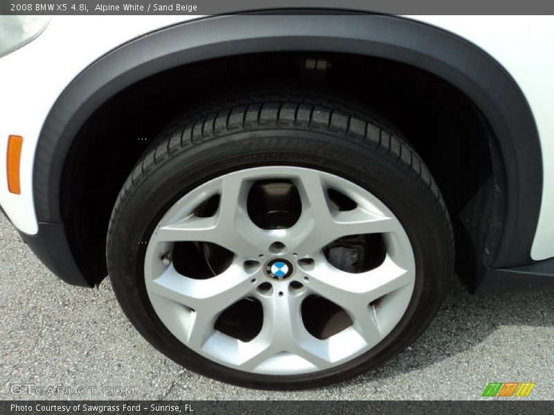 Alpine White / Sand Beige 2008 BMW X5 4.8i