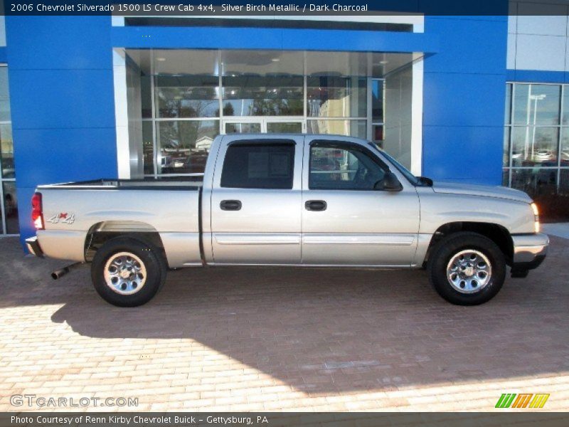 Silver Birch Metallic / Dark Charcoal 2006 Chevrolet Silverado 1500 LS Crew Cab 4x4