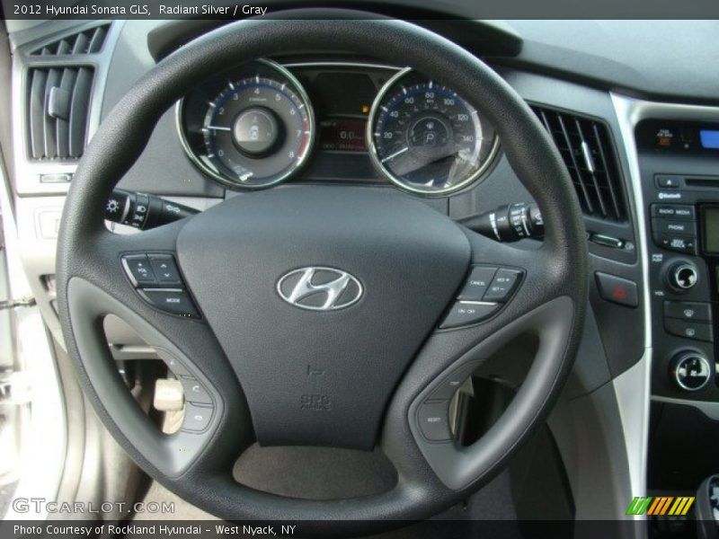 Radiant Silver / Gray 2012 Hyundai Sonata GLS
